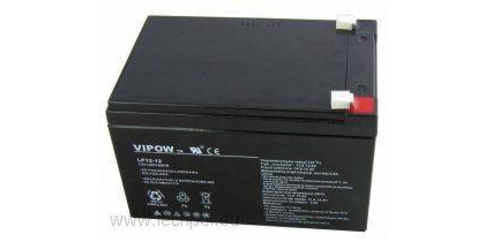Акумулятор гелевий VIPOW 12V 12Ah