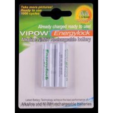 Акумуляторна батарея VIPOW AA 2200mAh 2шт/блістер (low-discharge batteries)