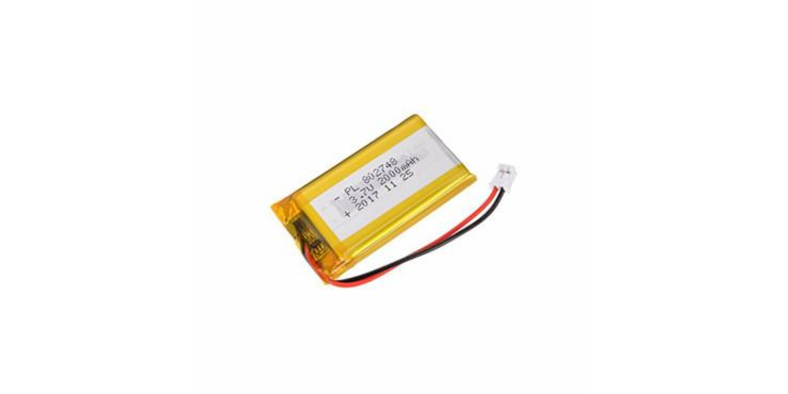 Акумулятор Li-Pol універсальний з контролером 3x60x70 мм, 3.7V, 2000mAh Акумулятор Li-Pol універсальний з контролером 3x60x70 мм, 3.7V, 2000mAh