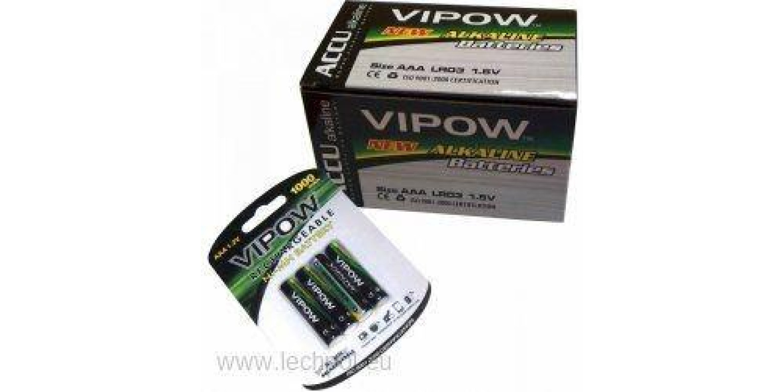 Акумуляторна батарея VIPOW Ni-Mh AAA 1000mAh 4шт/блістер