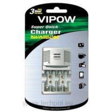 Заряджання VIPOW CR826V (для 2/4xAA/2/4xAAA/1x9V)