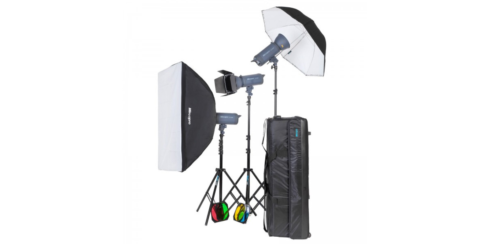 Набор импульсного студийного света Mircopro EX 400S Novel KIT