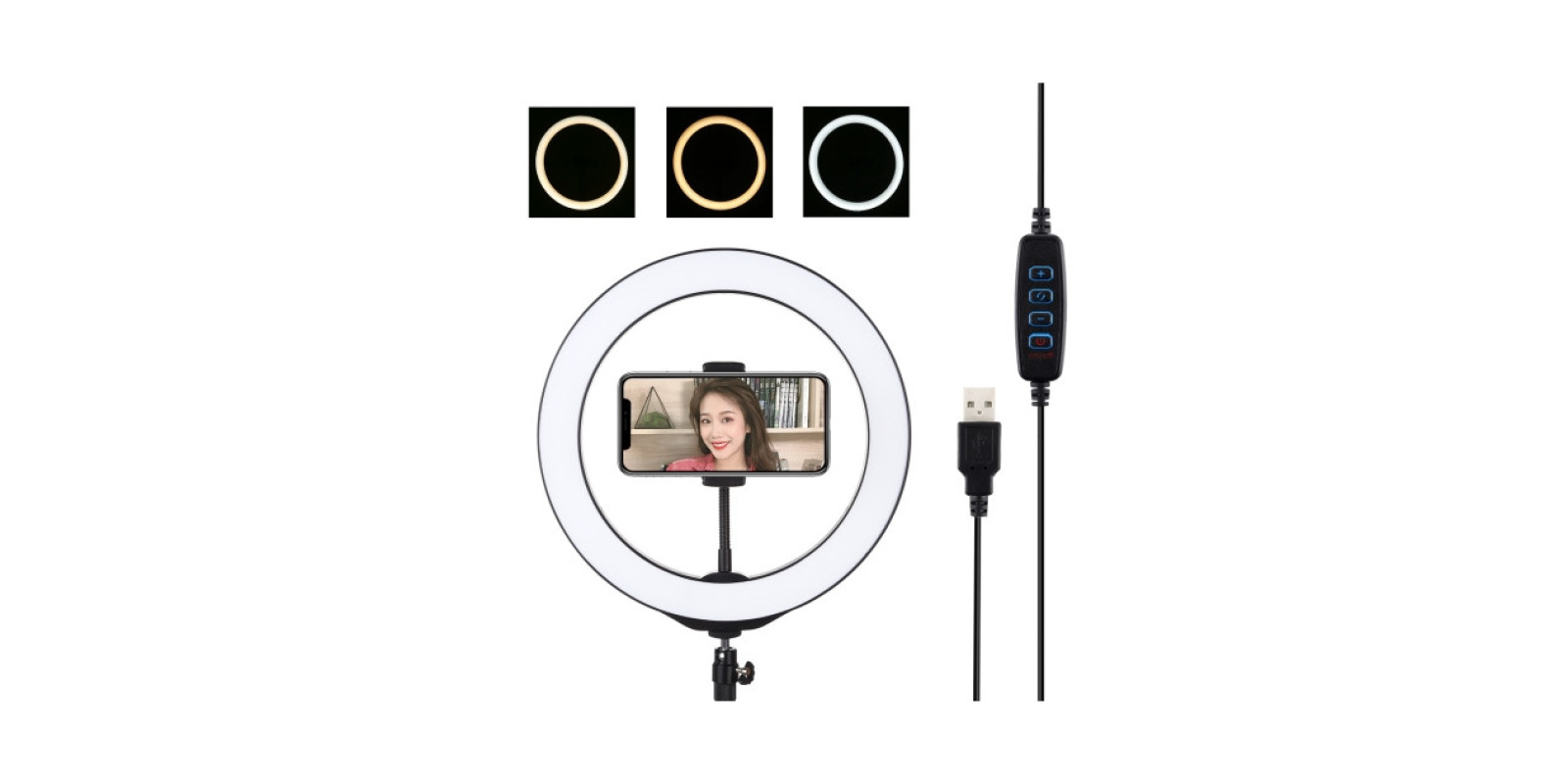 Кольцевой свет Puluz PU397 Ring Light 26см (20W)