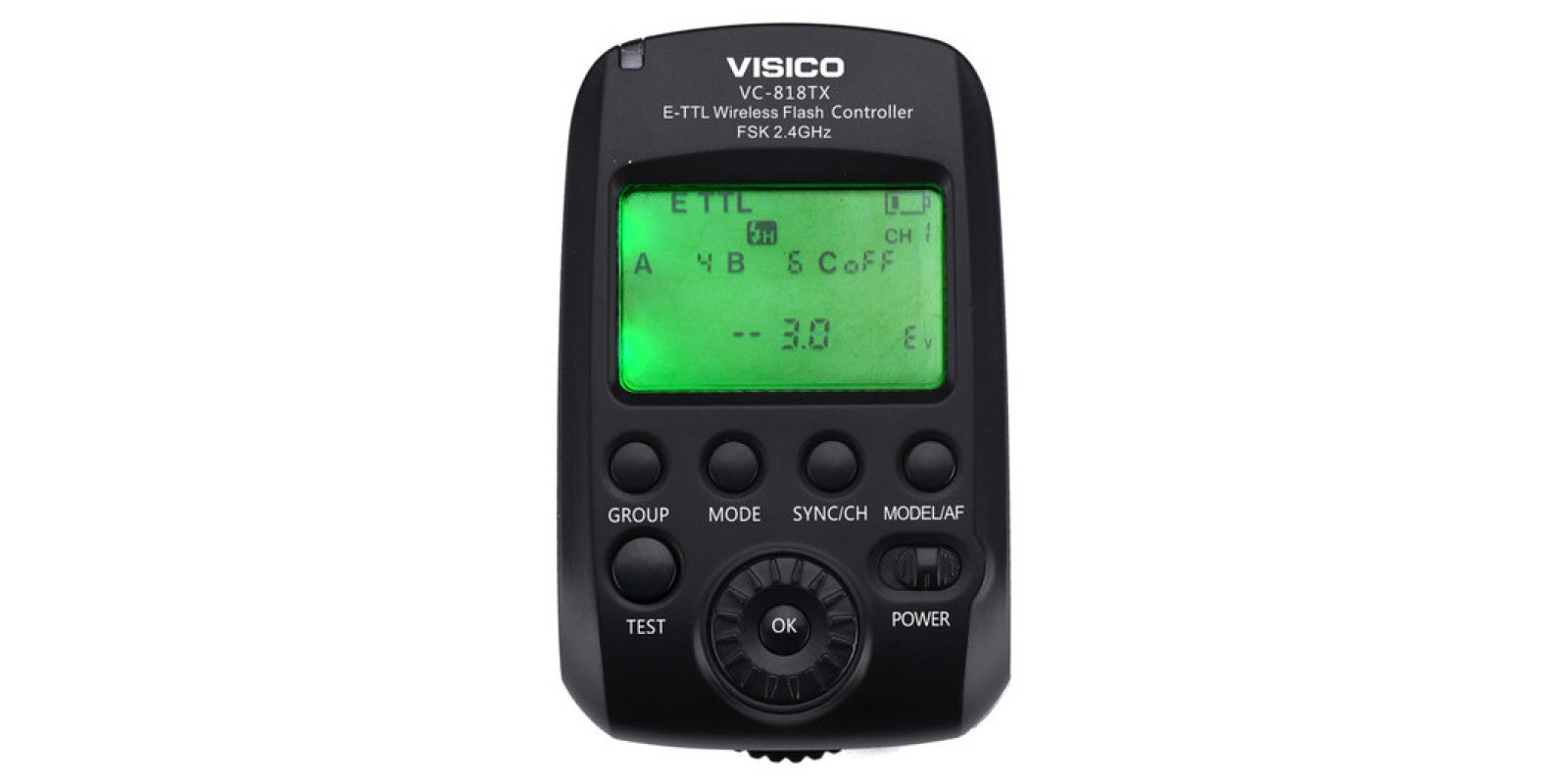 Передатчик радиосинхронизатора Visico VC-818TX-C E-TTL for Canon Передатчик радиосинхронизатора Visico VC-818TX-C E-TTL for Canon