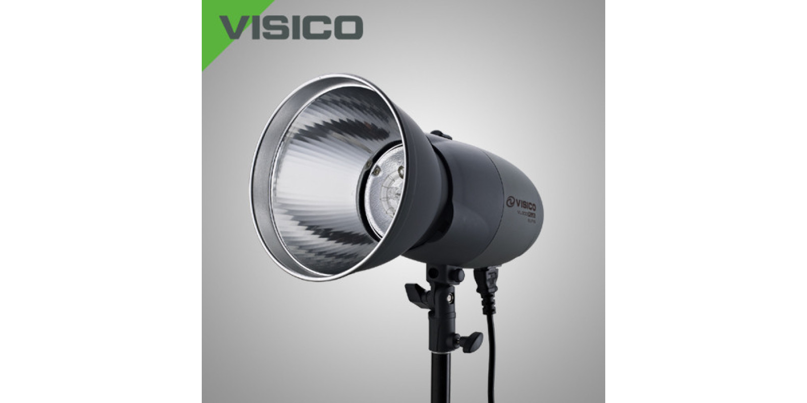 Імпульсний студійний спалах Visico VL-400 Plus + рефлектор