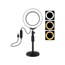 Кільцеве світло зі стійкою Puluz PU392 Ring Light 16см (14W)