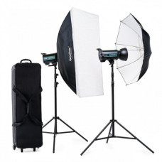 Набор импульсного студийного света Godox QS600II-E