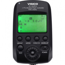 Передавач радіосинхронізатора Visico VC-818TX-N i-TTL for Nikon Передавач радіосинхронізатора Visico VC-818TX-N i-TTL for Nikon