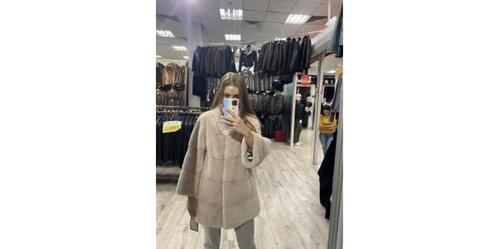 Норковий кожушок - пудра