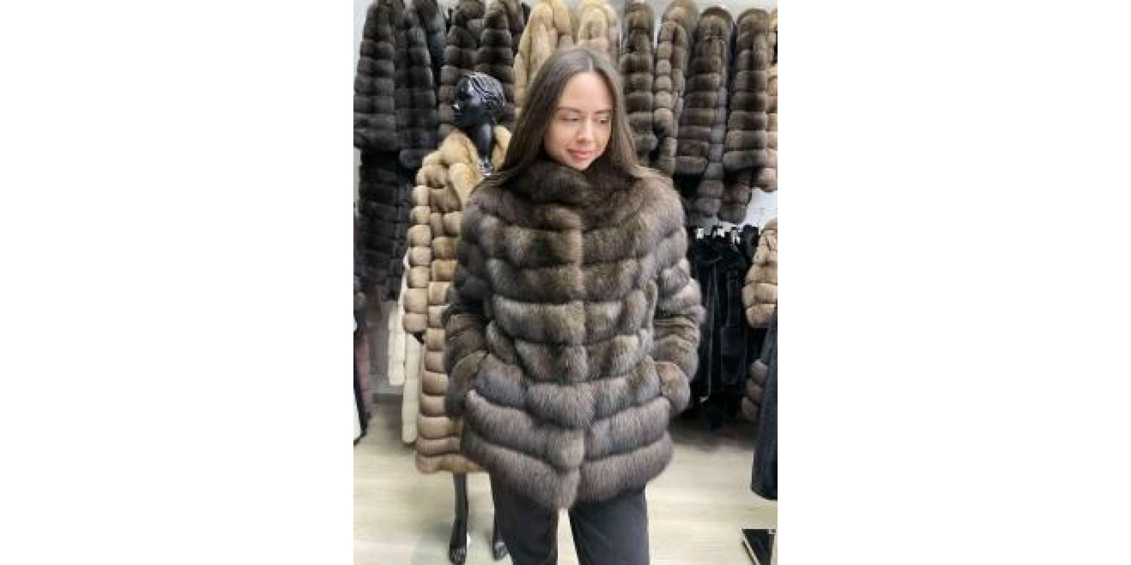 Шуба, полушубок с соболя