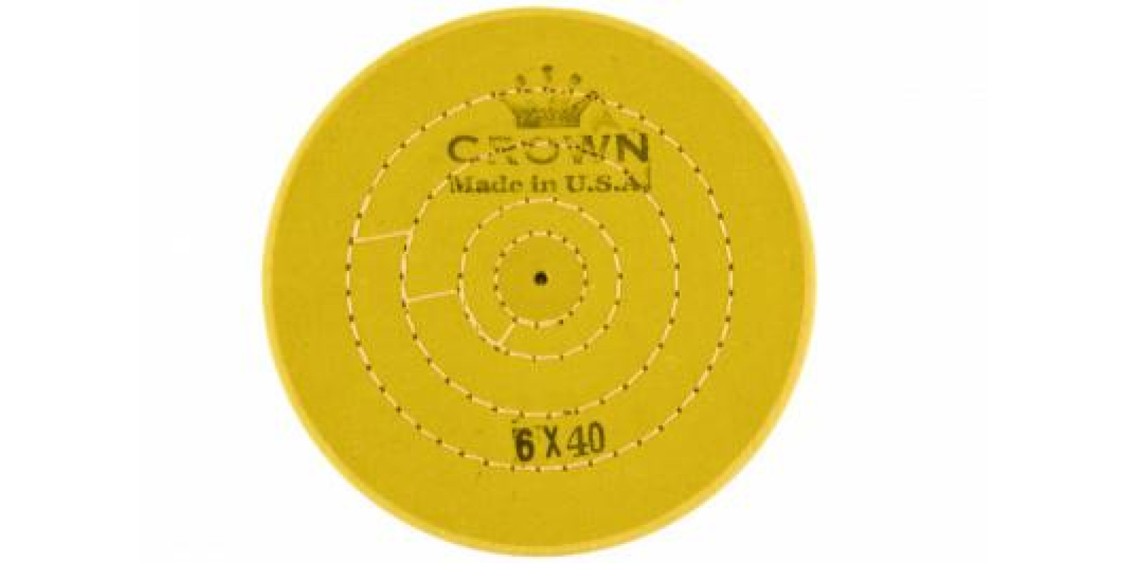 Коло муслінове CROWN жовте d-150 мм, 40 шарів. Коло муслінове CROWN жовте d-150 мм, 40 шарів.