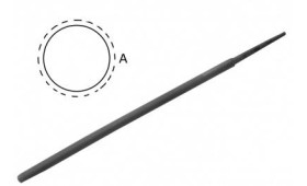 Напильник круглый VALLORBE 1660-6/150 мм №4