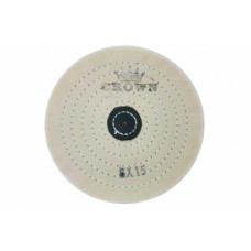 Коло муслінове CROWN біле d-150мм, 15 шарів (з шкір. п'ятаком)