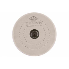Коло муслінове CROWN біле d-150мм, 50 шарів (з шкір. п'ятаком)