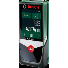 Дальномер лазерный Bosch PLR 50 C (50 м) дальномер лазерный bosch plr 50 c (50 м) оборудование, станки и инструменты 52046 1