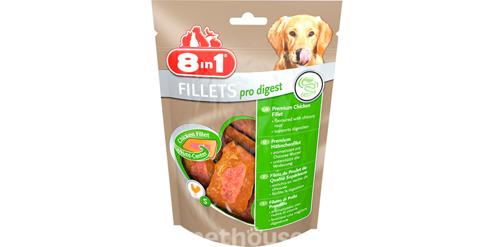 8in1 Fillets Pro Digest - ласощі для поліпшення травлення у собак 8in1 Fillets Pro Digest - ласощі для поліпшення травлення у собак
