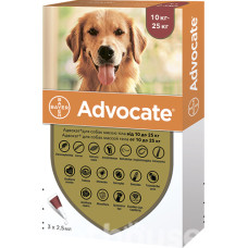 Bayer Advocate для собак від 10 до 25 кг