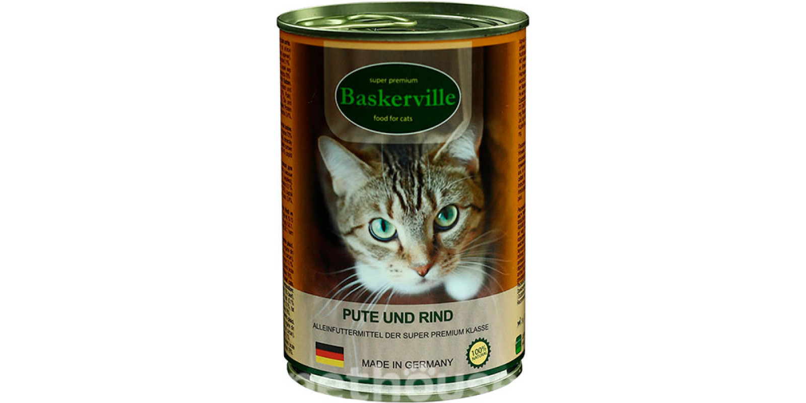 Baskerville Індичка з яловичиною для котів Baskerville Індичка з яловичиною для котів