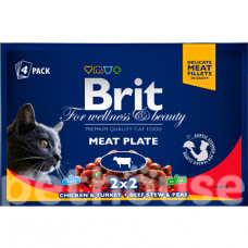 Brit Premium "Мясная тарелка" в соусе для кошек