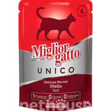 Migliorgatto Unico Паштет із телятини