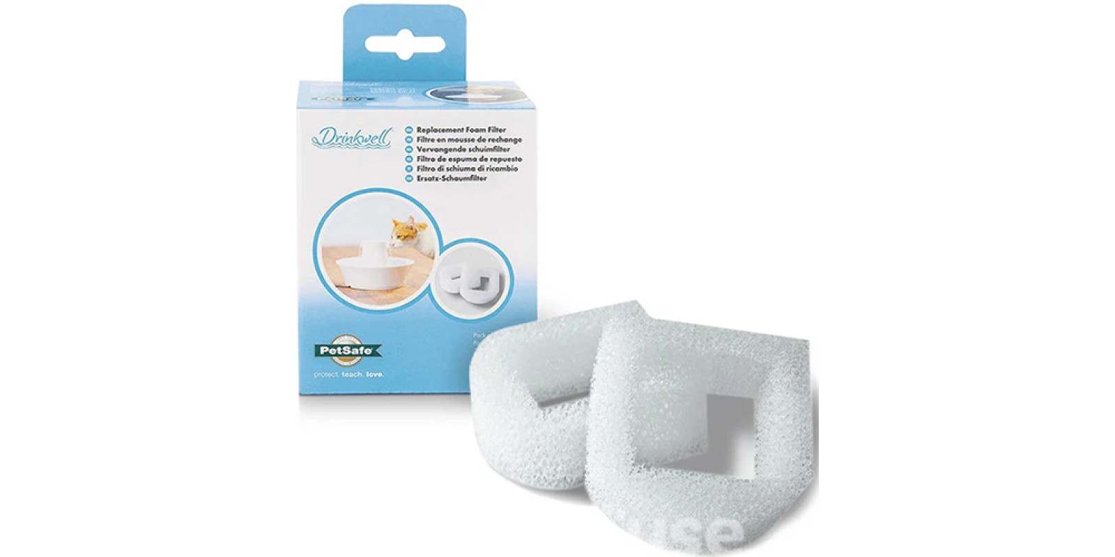 PetSafe Drinkwell Foam Змінний губчастий фільтр для фонтанів PetSafe Drinkwell Foam Змінний губчастий фільтр для фонтанів