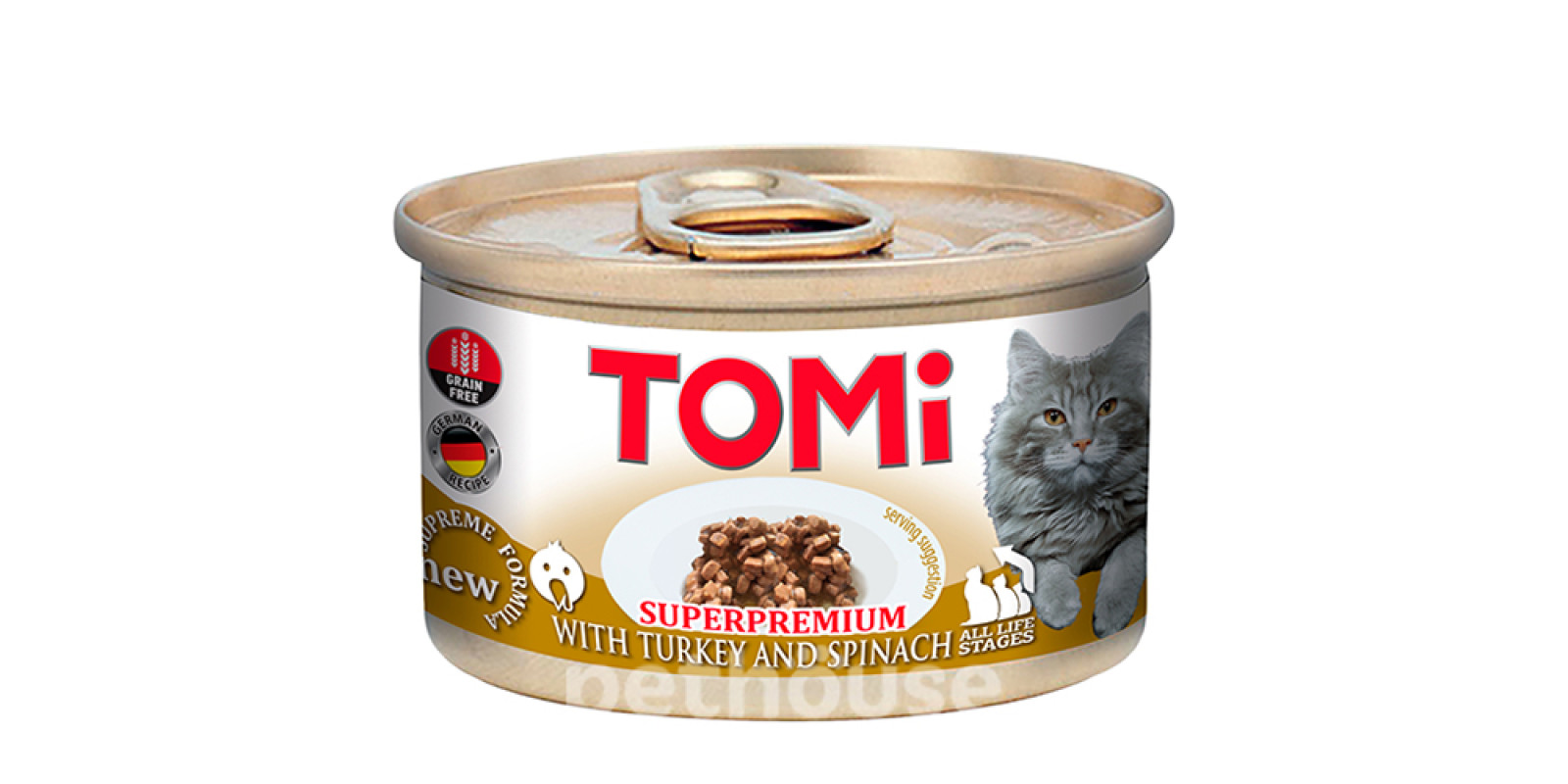 Tomi Ніжний мус з індичкою для котів Tomi Ніжний мус з індичкою для котів