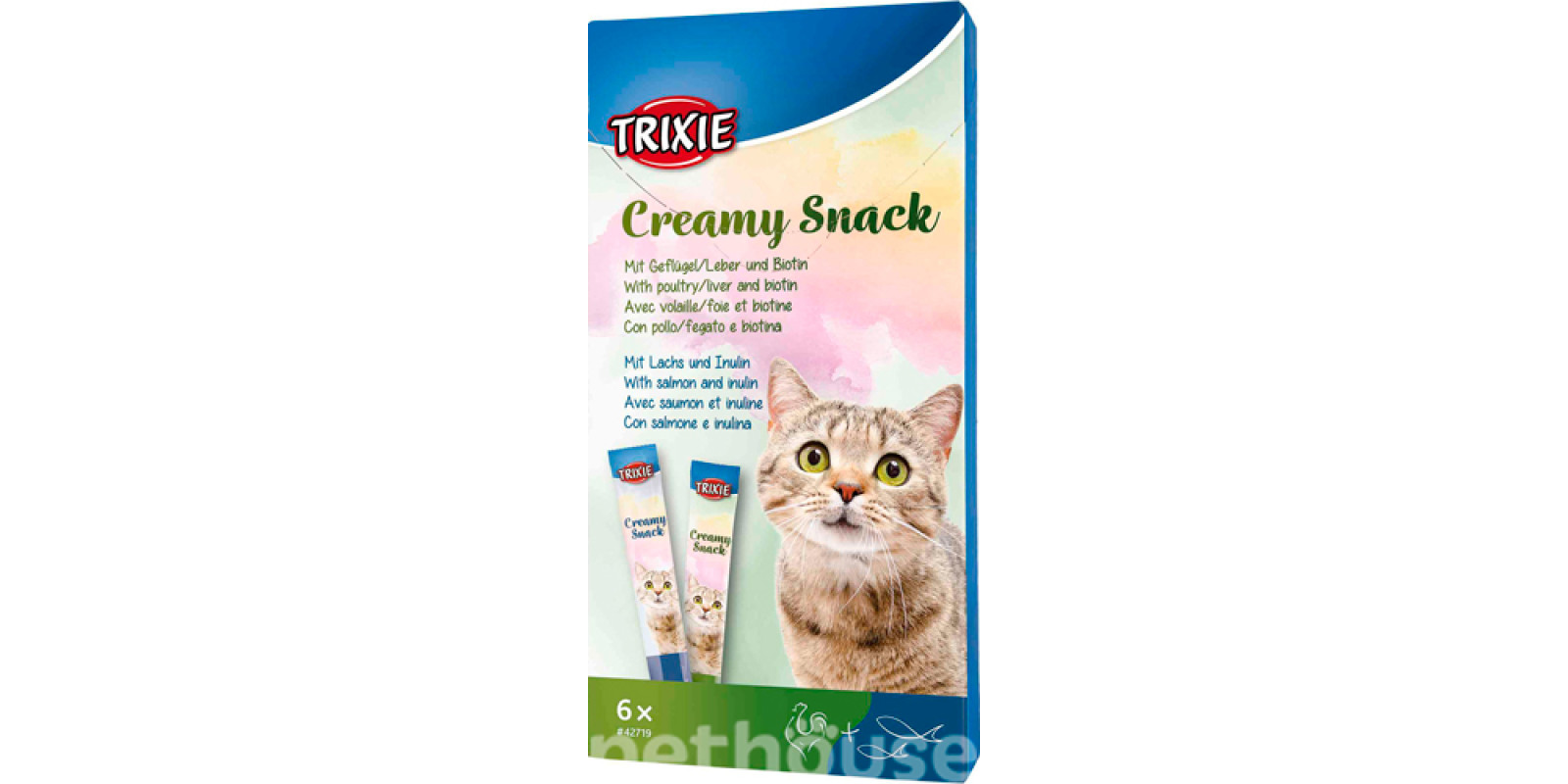 Trixie Creamy Snacks Кремові ласощі для котів Trixie Creamy Snacks Кремові ласощі для котів