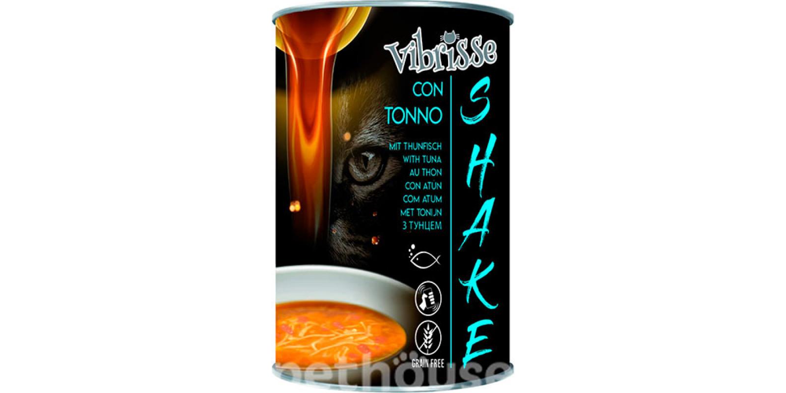 Vibrisse Shake Суп із тунцем для дорослих котів