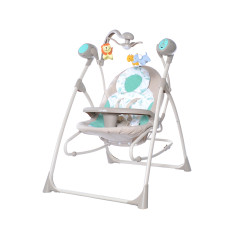 Колыбель-качели CARRELLO Nanny 3в1 CRL-0005 Azure Beige /1/