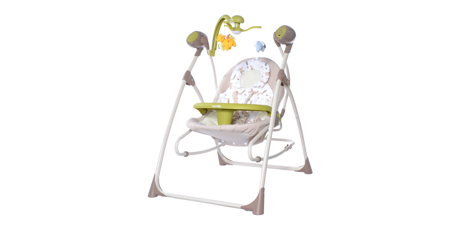 Колыбель-качели CARRELLO Nanny 3в1 CRL-0005 Brown Fox /1/