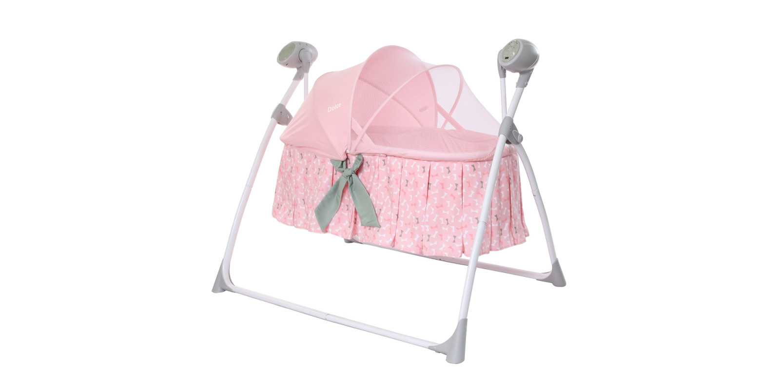Люлька-гойдалка CARRELLO Dolce CRL-7501 Bow Pink /1/ MOQ