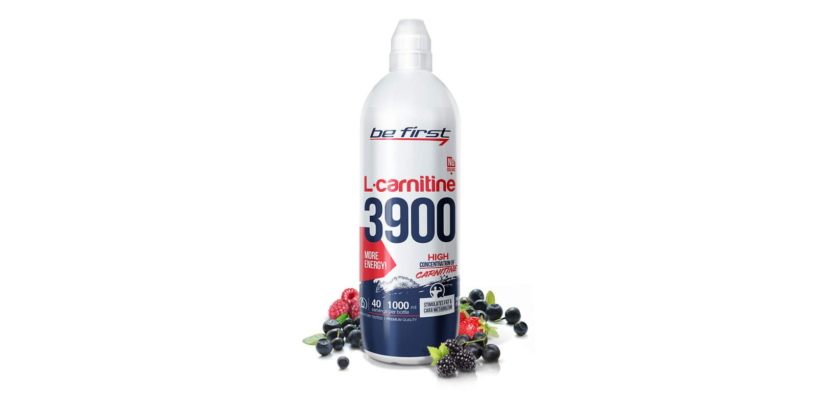 Be First L-Carnitine 3900, 1000 мл, Wild Berries