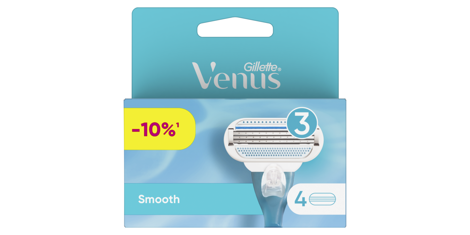 Картриджі для верстата Gillette Venus Blades жіночий 4 шт.