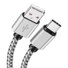 Кабель для быстрой зарядки телефона смартфона USB Type-C 1 м Кабель для быстрой зарядки телефона смартфона USB Type-C 1 м