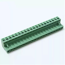 KLS2-EDK-5.00-24P-4S (2EDGK-5.0-24P-14), Клемник, 24-контактний 5 мм, кутовий