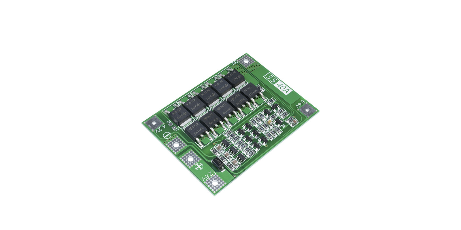BMS 3s 40a 12,6в контроллер заряда разряда li-ion батарей, балансировка