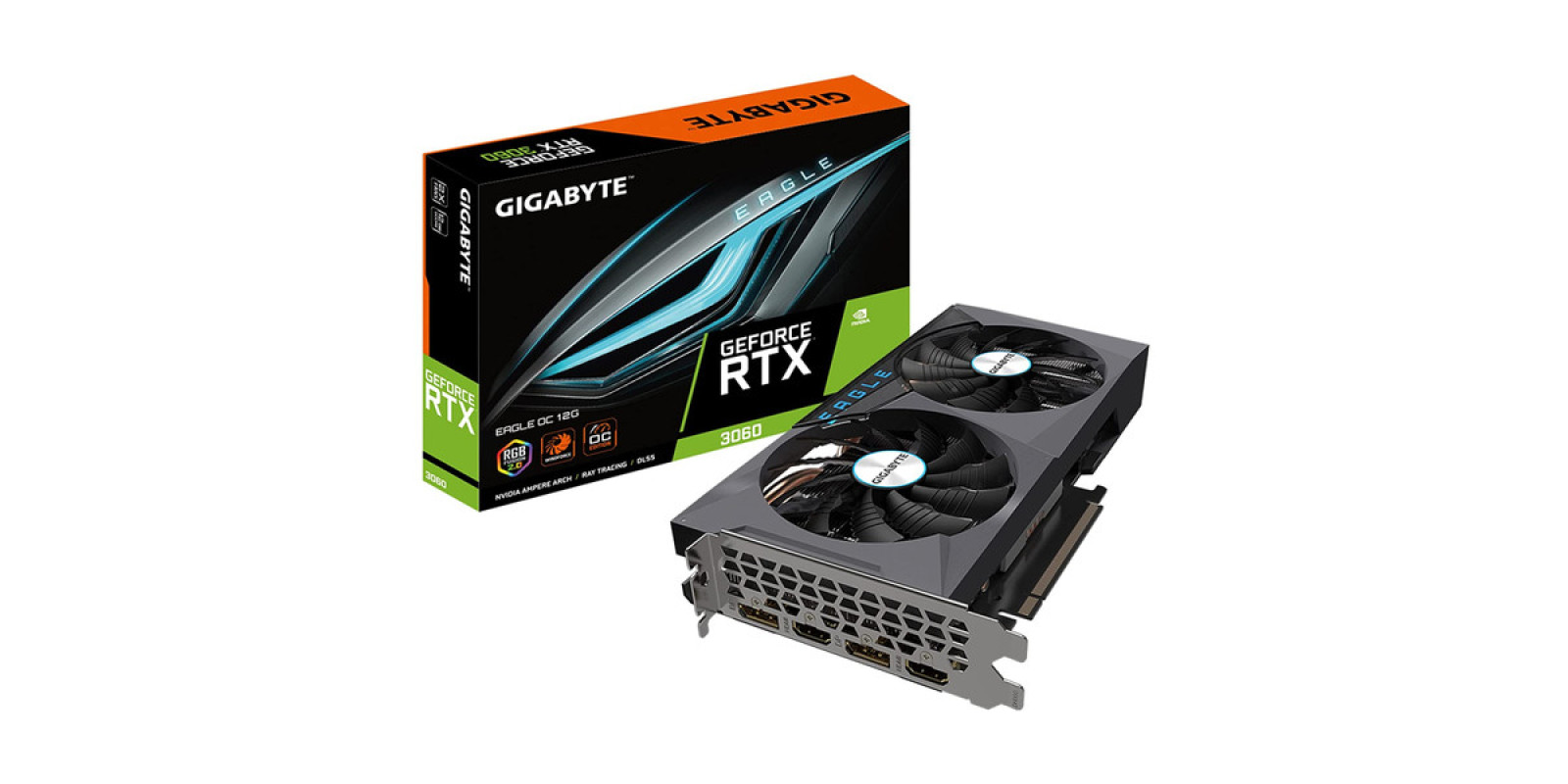 GIGABYTE GeForce RTX 3060 EAGLE OC 12G rev. 2.0 (GV-N3060EAGLE OC-12GD rev.2.0)