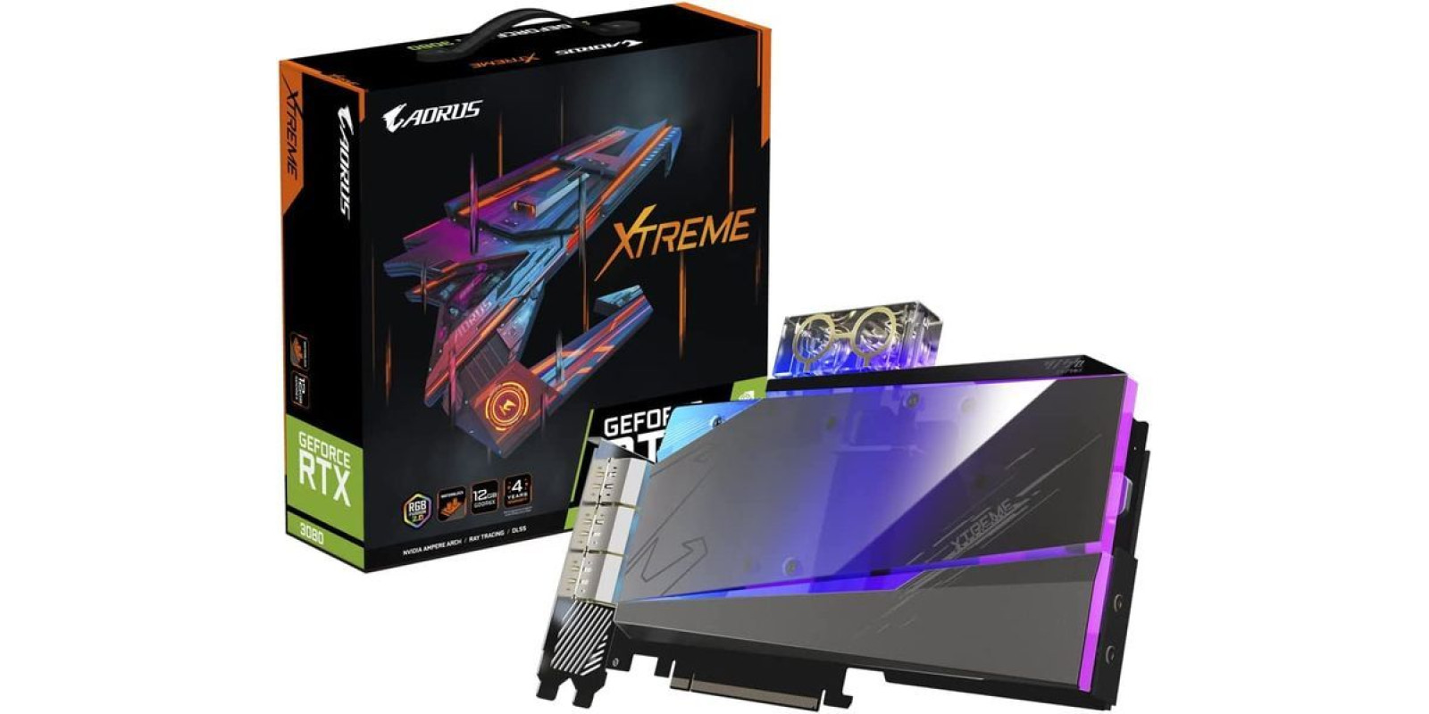Gigabyte PCI-Ex GeForce RTX 3080 Ti Aorus Xtreme Waterforce WB 12G 12GB GDDR6X (384bit)