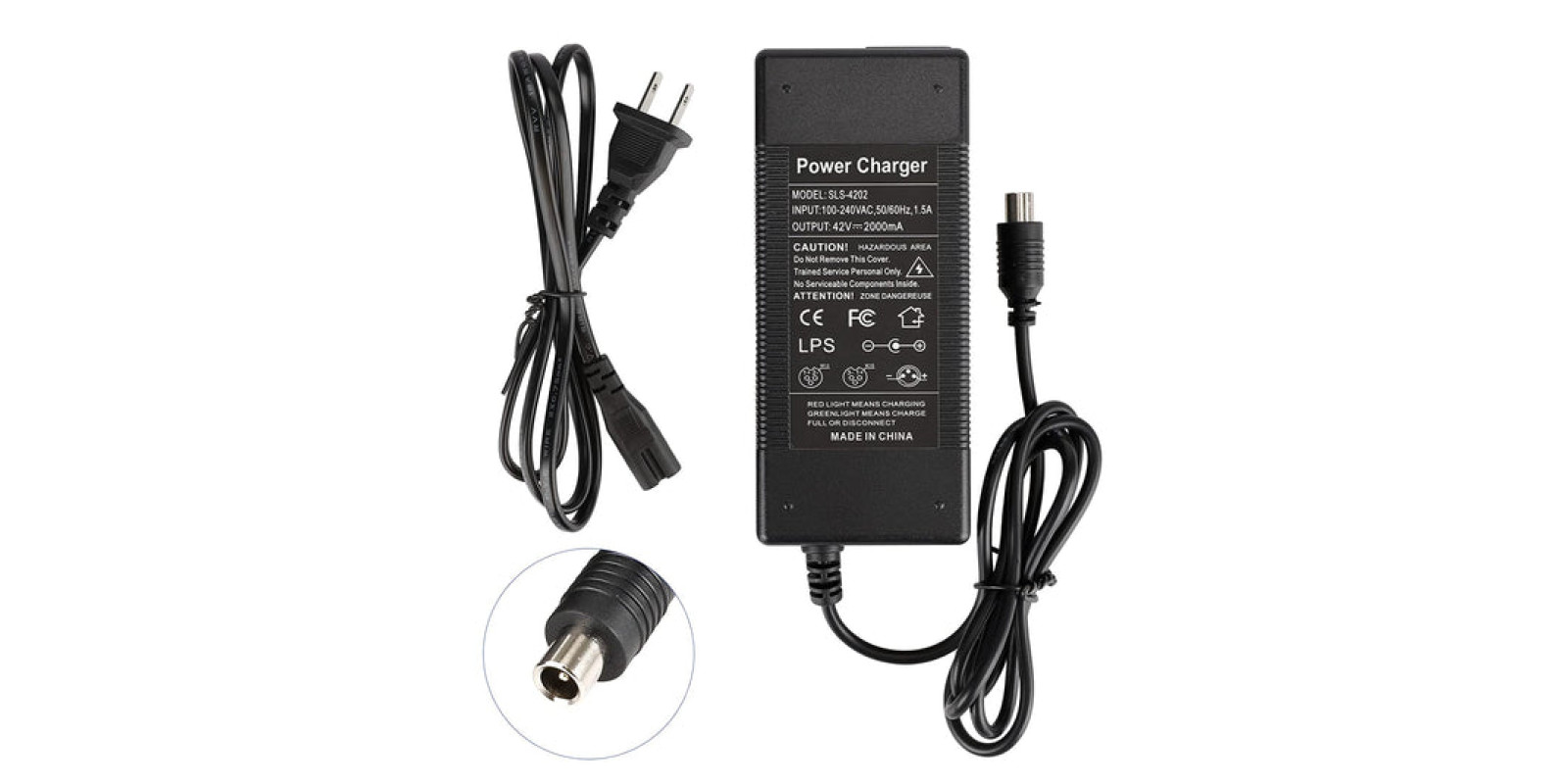 Блок живлення 42V 2A, зарядний пристрій для складання 10S Li-ion charger 5.5*2.1