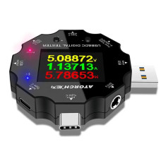 USB тестер ATORCH UD18 DC: 3,6 -32 В, 0-5,1 А
