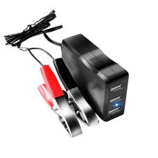 USB-порт для заряджання гаджетів від акумулятора 12/24 В