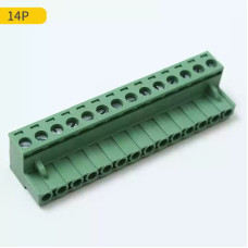 KLS2-EDK-5.00-14P-4S (2EDGK-5.0-14P-14), Клеммник, 14-контактный 5 мм, угловой KLS2-EDK-5.00-14P-4S (2EDGK-5.0-14P-14), Клеммник, 14-контактный 5 мм, угловой