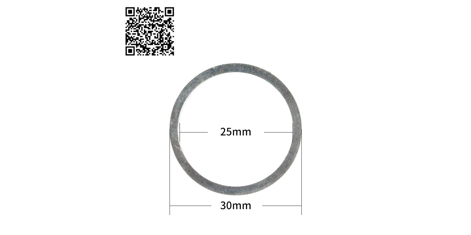 Переходное кольцо для пильных дисков 30*25*1.2