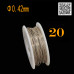  алмазная проволочная пила-струна диам. 0.09/0.45 мм - длин. 1 см оборудование, станки и инструменты 53383 7