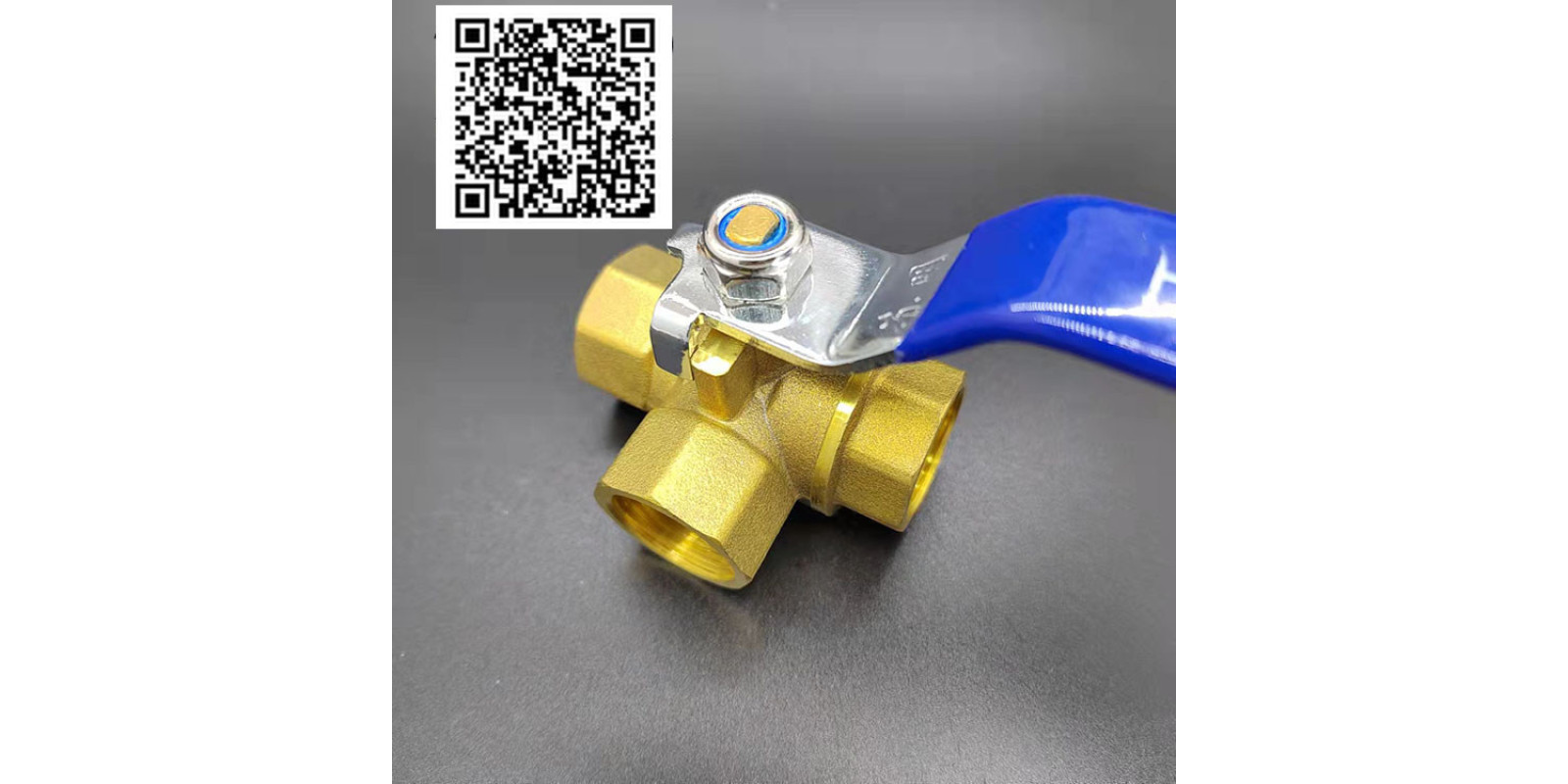 Кран шаровый трехходовой 3/4" Т-обр