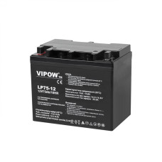 Акумулятор гелевий VIPOW 12V 75Ah Акумулятор гелевий VIPOW 12V 75Ah
