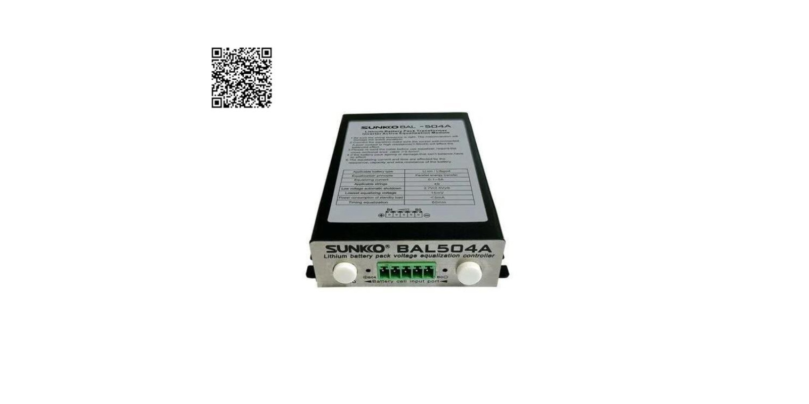 Балансировщик аккумуляторов SUNKKO BAL-504A 4S 5A для аккумуляторов Li-ion и LiFePO4