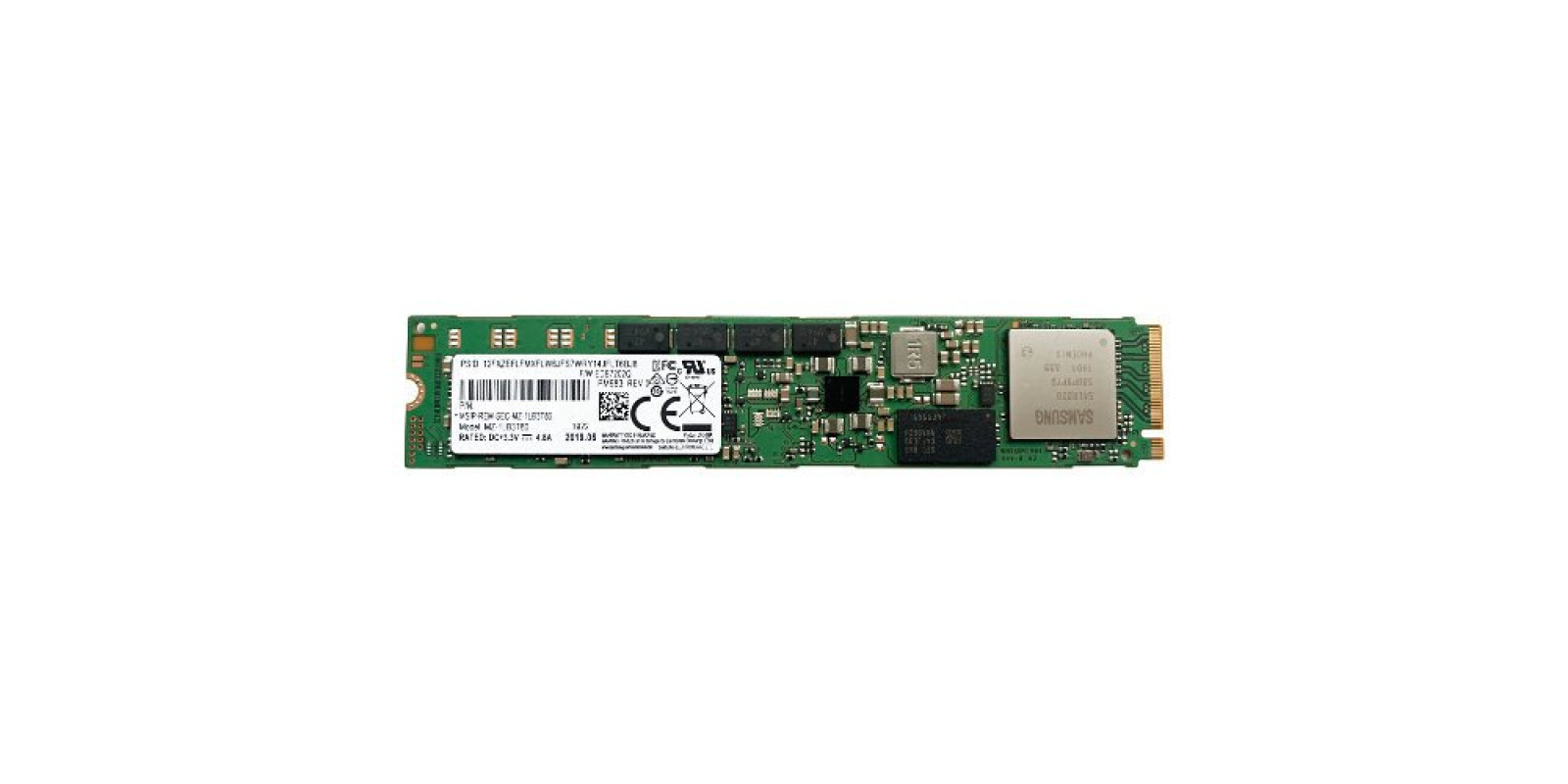 PM983 SSD 1920GB, M.2 22110 PCI-E 3.0 x4 NVMe; TLC 3D; R/W: 3000/1400 MB/s, 460K/42K IOPS; Endurance: 1.3 DWPD, 2732 TBW