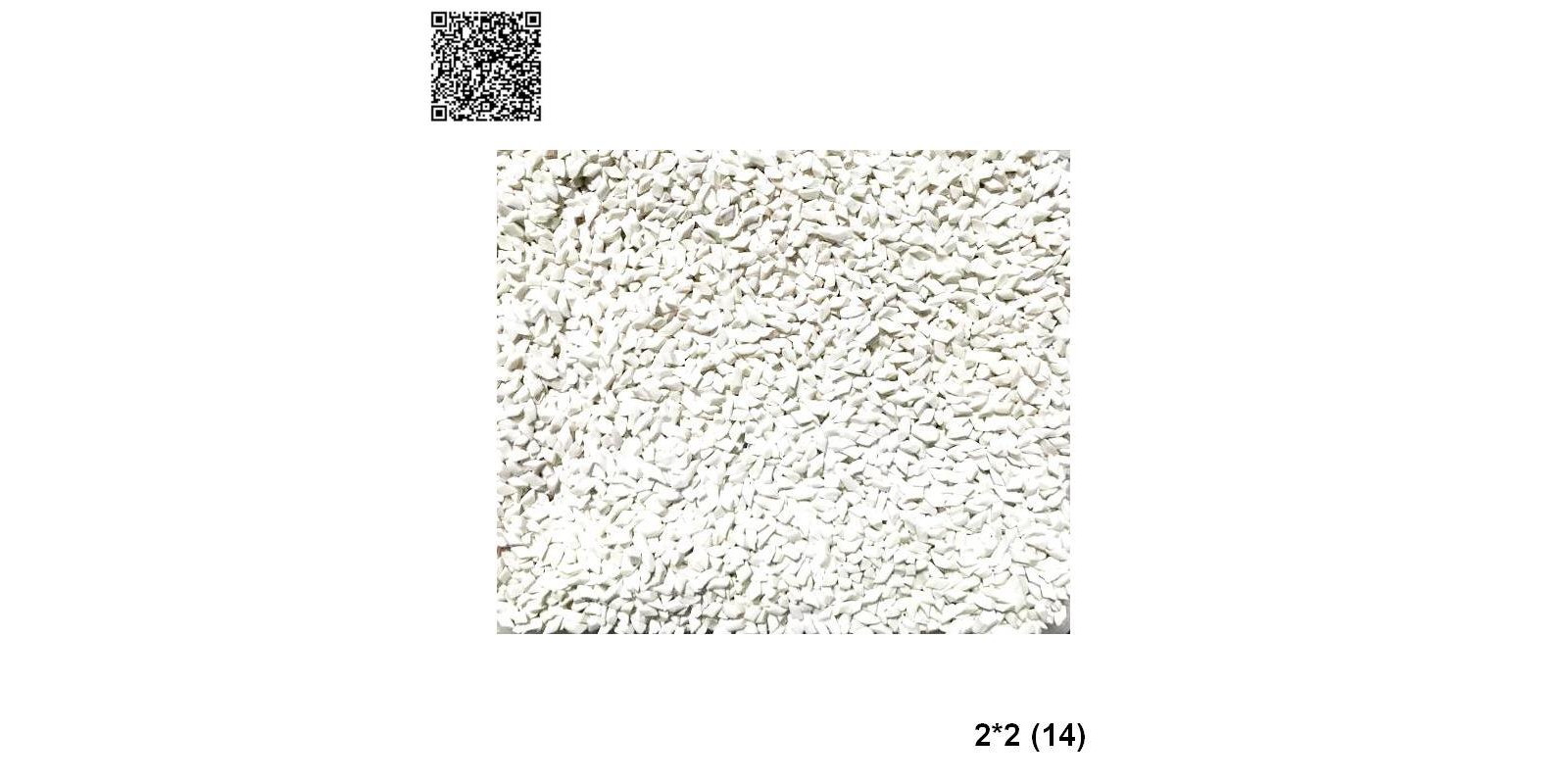 Наполнитель для галтовки скошенная призма 2*2 фарфор