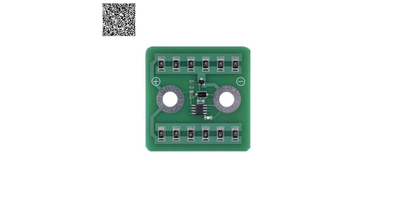 Плата защиты (балансир) суперконденсатора/ионистора, 2.7V/3000F, квадратная